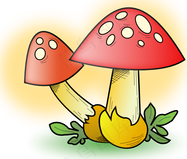 罗曼诺夫蘑菇剪贴画