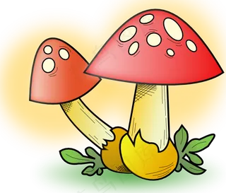 罗曼诺夫蘑菇剪贴画