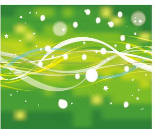 绿色的叶子背景矢量设计