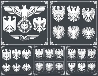 鹰图案矢量素材