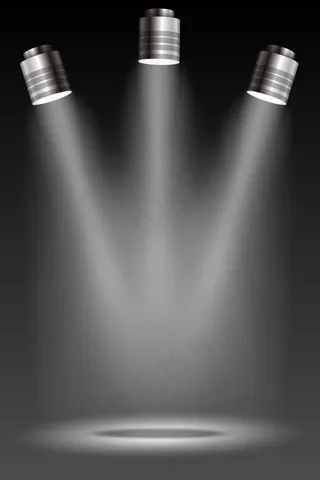 矢量质感炫光舞台光束背景