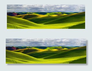 唯美草原banner背景　