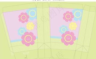 花纹底纹无纺布礼品袋图片