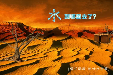 保护水资源海报