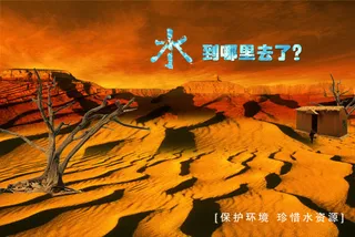 保护水资源海报