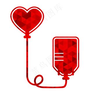 献血标识矢量