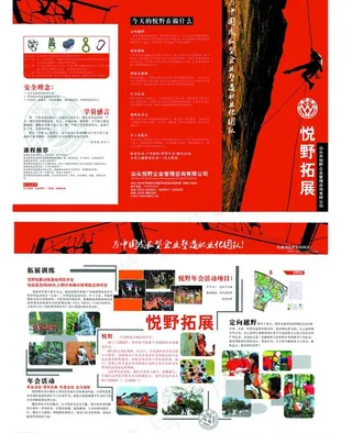 公司宣传三折页图片