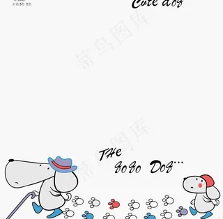 面料设计 卡通动物图片