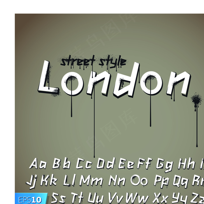 有趣的字母与创意字体设计矢量图03