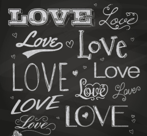 love字体设计