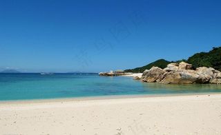 三亚风景 天涯海角 大海 蓝天图片