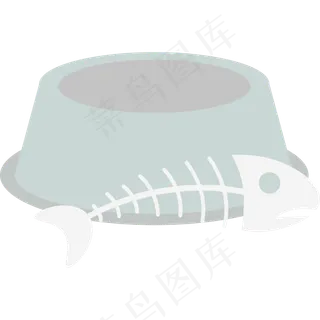 猫 菜 鱼骨 食物 小猫 餐 喵 板