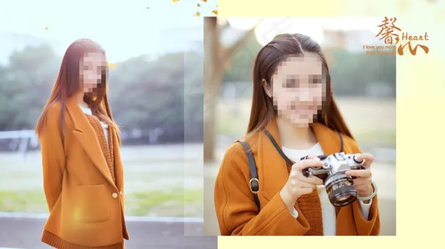婚纱个人写真模版psd模版下载