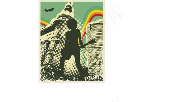 好的音乐主题插画矢量素材2模型