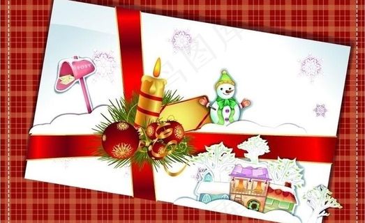 圣诞贺卡彩图