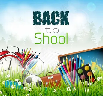 学校学生用品背景图片