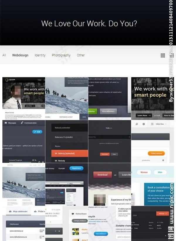 商家展示网站模板图片