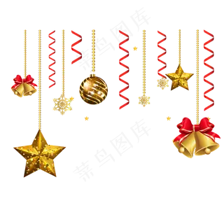圣诞节挂饰装饰,免抠元素