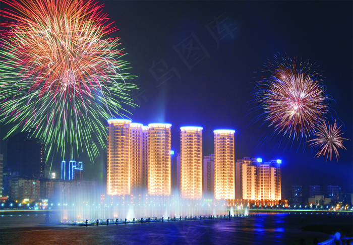 楼盘夜景图片