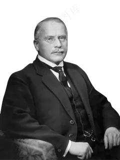 黑白质感人物免扣荣格心理学 Carl Gustav Jung  黑白质感人物免扣荣格心理学 Carl Gustav Jung