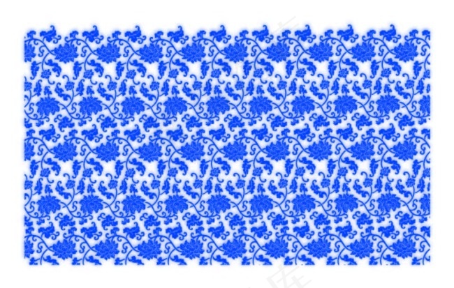 中国青花瓷底纹