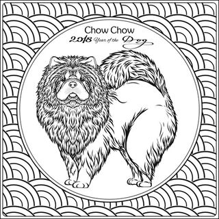 狗年手绘矢量狗狗设计素材