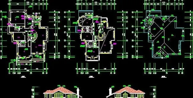 典型二层住宅设计图 16...