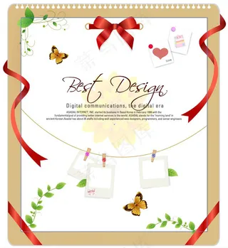 韩国边框花纹矢量素材