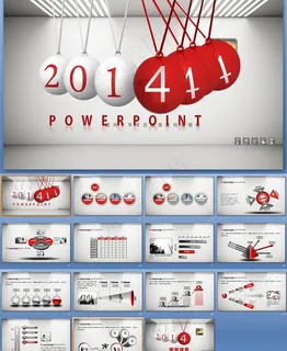 2014年终总结ppt图片
