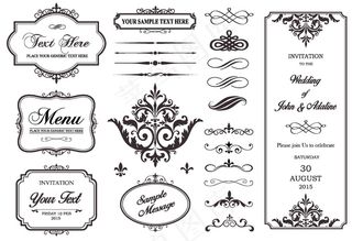 多款古典欧式花纹图标