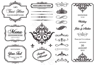 多款古典欧式花纹图标