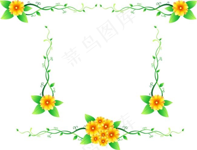 花素材2ai矢量模版下载
