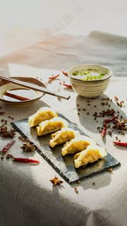 饺子高清摄影图片