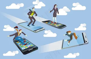 网络科技创意广告图片