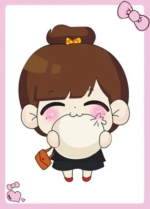 可爱女孩矢量cdr矢量模版下载