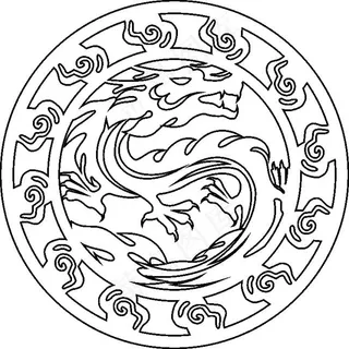 龙图腾矢量图