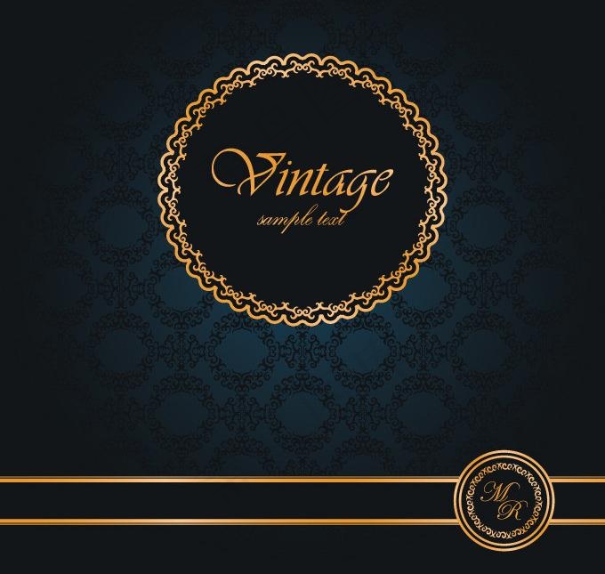 欧式复古花纹图片