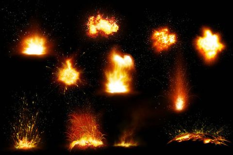 各式高清火焰素材