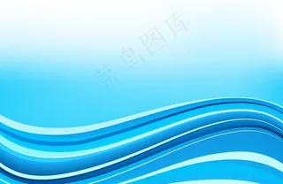 蓝色动感线条图片