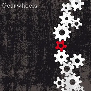 矢量创意机械齿轮背景设计