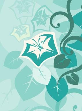 精美时尚植物花纹背景矢量素材003