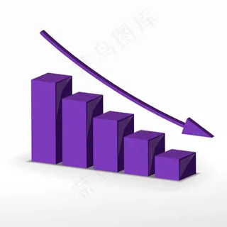 箭头与立方体等多彩统计图矢量素材 箭头与立方体等多彩统计图矢量素材