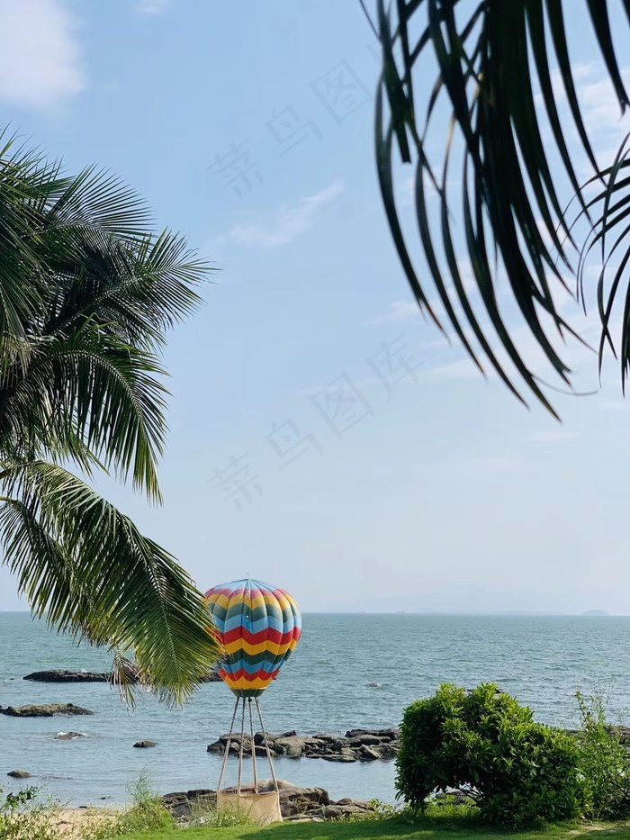 高清彩色热气球图