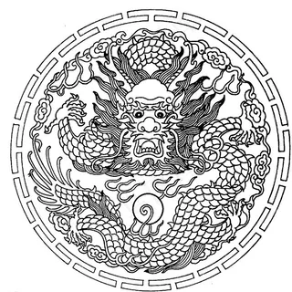 中国龙纹 古典龙纹 中国风龙纹图片