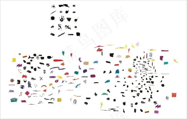 笔刷cdr矢量模版下载