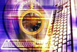 梦幻键盘 科技背景图片