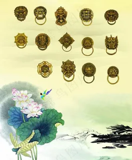 古典铜牌图片