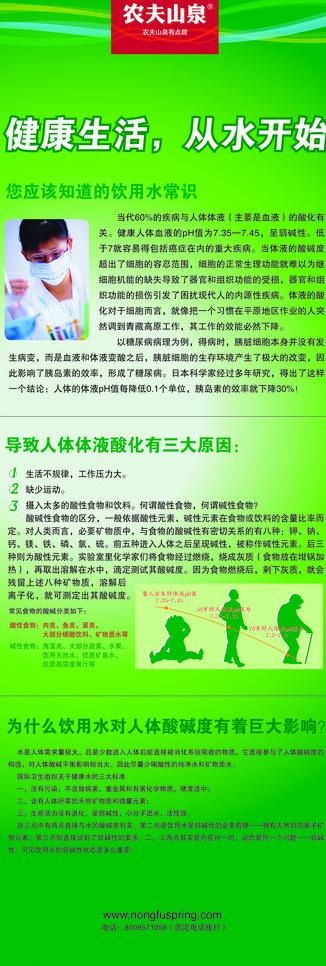 农夫山泉x展架图片ai矢量模版下载