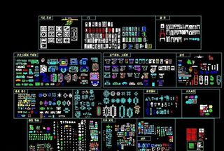 家装设计CAD图块