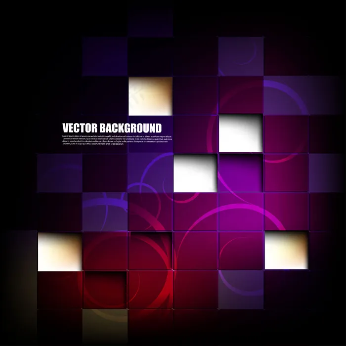 绚丽彩虹背景矢量图